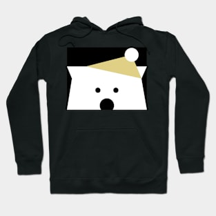 Peek-a-Boo Bear with Gold Hat Hoodie